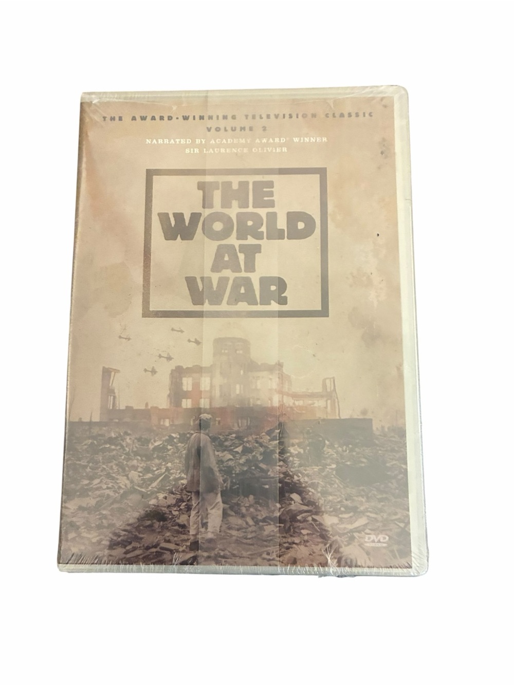 The World At War DVD - Beige Vintage Cover